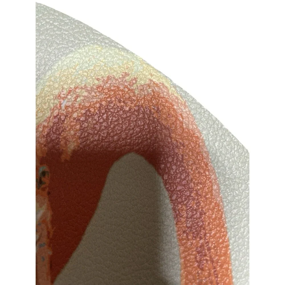 Palm Springs Granada Flamingo Beach Chic Luxury Placemats Set of 6 Vegan Leather